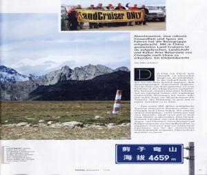  07.05.2008 - Toyota MagazinVon 500 auf 5025 Meter in vierzehn Tagen
